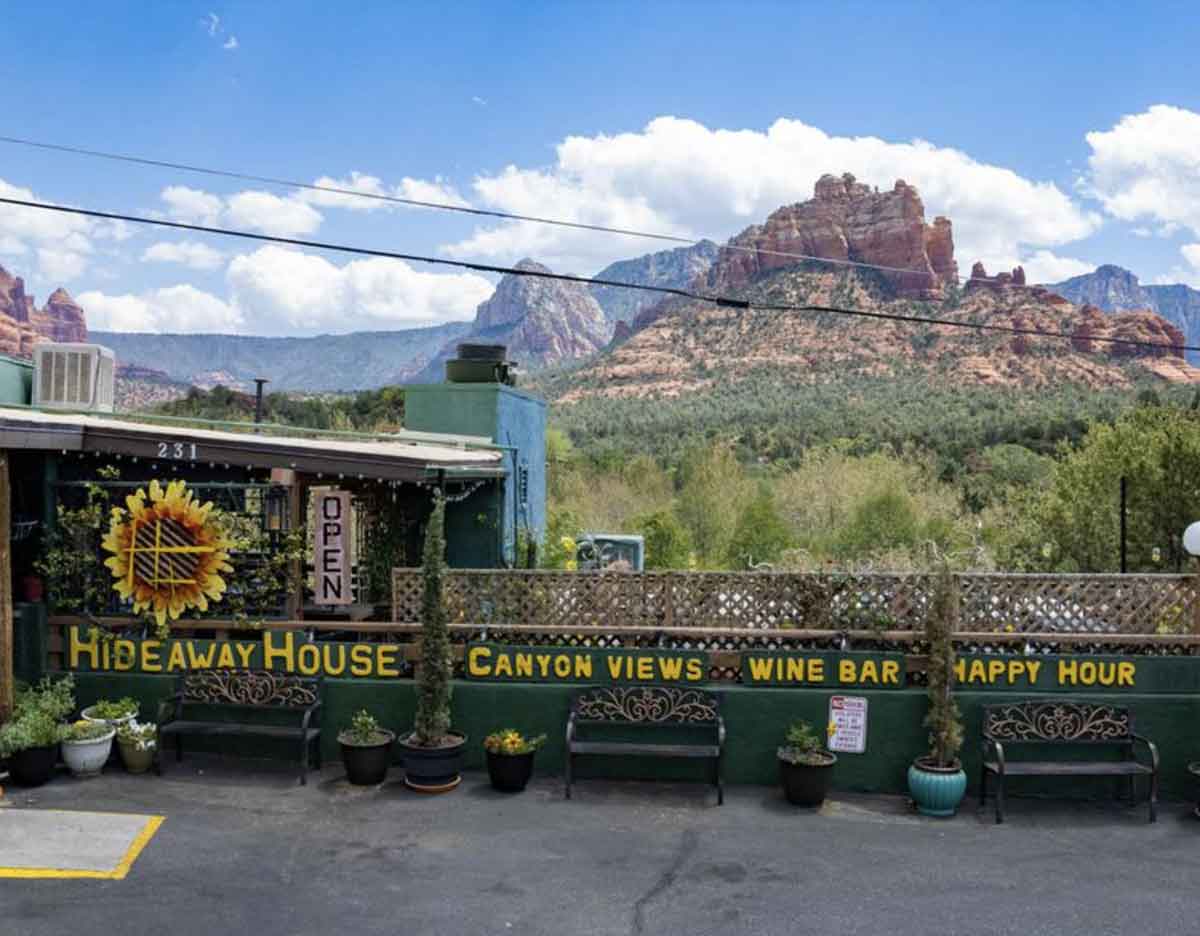 Hideaway House Sedona Arizona Dog-Friendly Restaurant and Patio