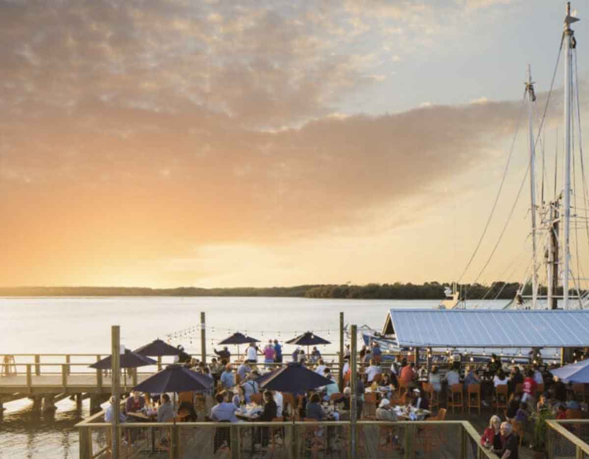 Hudson's Seafood Hilton Head South Carolina Dog-Friendly Restaurant